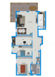 Grundriss-Ludwigshafen - Seeblick inklusive! Moderne Design-Wohnung in Ludwigshafen mit Top-Ausstattung und Balkon.