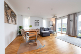 Wohn-Esszimmer1.0 - Seeblick inklusive! Moderne Design-Wohnung in Ludwigshafen mit Top-Ausstattung und Balkon.