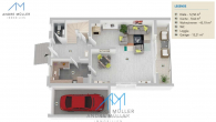 Grundriss - Charmante Doppelhaushälfte in Wörrstadt: Ihr Zuhause mit Potenzial für eine Einliegerwohnung!