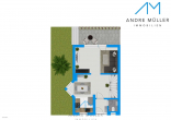 Erdgeschoss - Traumhaftes Familienparadies! Doppelhaushälfte mit Garten und perfekter Aufteilung.