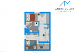 Obergeschoss - Traumhaftes Familienparadies! Doppelhaushälfte mit Garten und perfekter Aufteilung.
