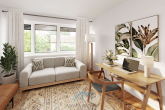 Beispiel-Schlafzimmer-1-DG - Familienfreundliches Reihenmittelhaus in Heidelberg-Wieblingen mit Garten & Balkon, nahe Neckarauen.