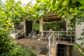 Terrasse-1.2 - Familienfreundliches Reihenmittelhaus in Heidelberg-Wieblingen mit Garten & Balkon, nahe Neckarauen.