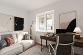 EG-Beispiel-Büro - Traum-Einfamilienhaus in Haßloch, Parkähnlicher Garten 674 qm, neuer LWW-Wärmepumpe & Photovoltaik.