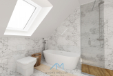 DG Badezimmer Beispiel 1.2 - Architektenvilla in Grolsheim mit außergewöhnlicher Raumhöhe und Eleganz. Einliegerwohnung möglich.