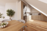 Küche-Beispiel - Wandmodernisiert – sofort einziehen! Großzügige Maisonettewohnung in Zornheim.