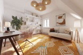Arbeitszimmer-Beispiel - Wandmodernisiert – sofort einziehen! Großzügige Maisonettewohnung in Zornheim.