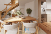 Esszimmer-Beispiel - Wandmodernisiert – sofort einziehen! Großzügige Maisonettewohnung in Zornheim.