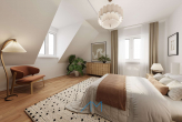 Schlafzimmer-Beispiel - Wandmodernisiert – sofort einziehen! Großzügige Maisonettewohnung in Zornheim.
