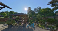 Garten-Terrasse - Traumhaftes Anwesen am Panoramaweg mit Haus, Scheune Lager oder Werkstatt