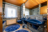 EG Badezimmer1.1 - Saulheim: Stilvoller Bungalow mit 926 qm Grundstück, Gartenparadies, Feldrand !