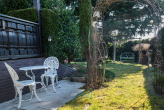 Außen Garten1.1 - Saulheim: Stilvoller Bungalow mit 926 qm Grundstück, Gartenparadies, Feldrand !