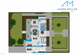 AB - Saulheim: Stilvoller Bungalow mit 926 qm Grundstück, Gartenparadies, Feldrand !