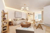 EG Beispiel Wohnzimmer1.2 - Saulheim: Stilvoller Bungalow mit 926 qm Grundstück, Gartenparadies, Feldrand !
