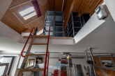 Doppelgarage-EG-Regale - Traumhaftes Einfamilienhaus mit Einliegerwohnung, Feldrandlage und Doppelgarage mit Grube